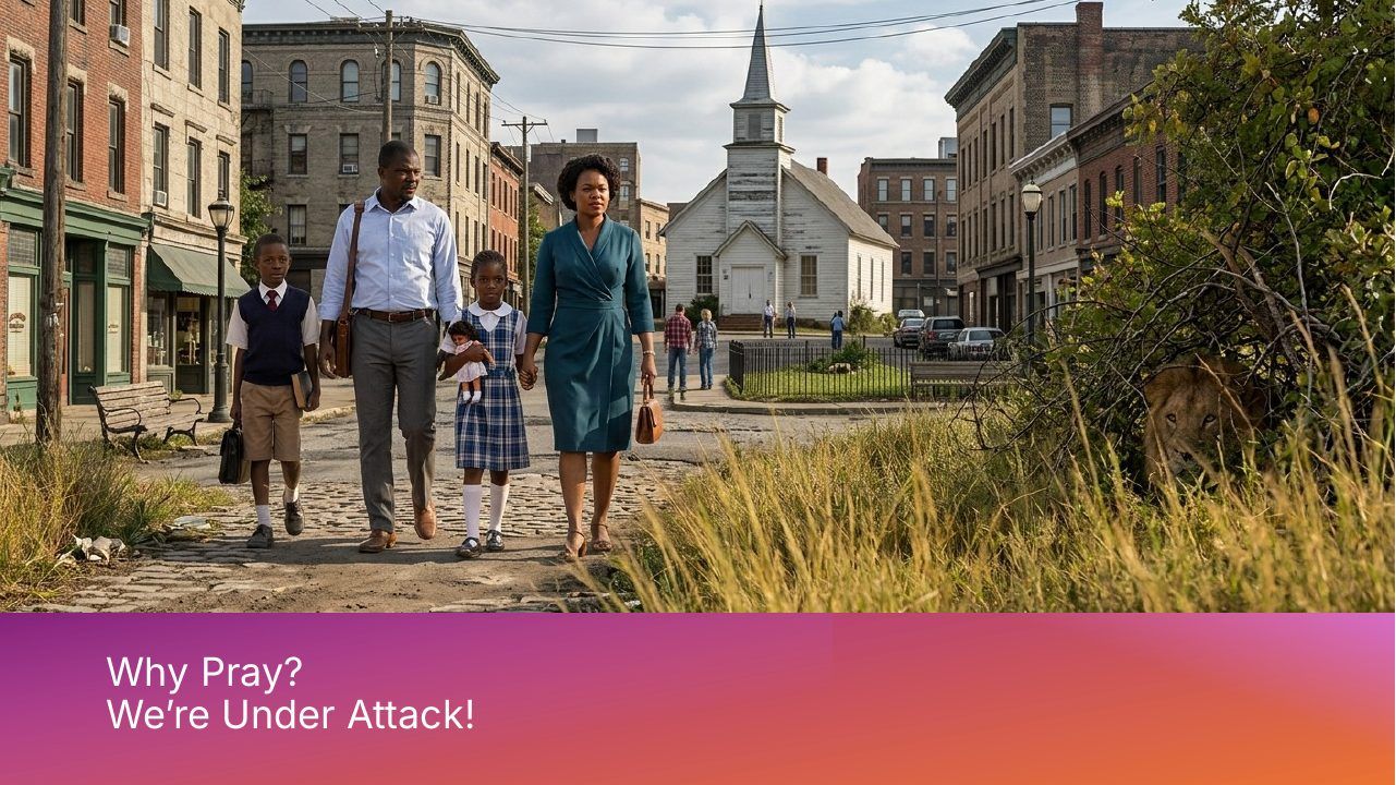 Slide 2 of 24: Why Pray? We’re Under Attack!